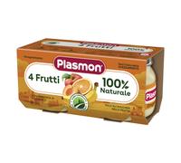 Plasmon Omogeneizzato 4 Frutti 100% Naturale – 2 x 80 g