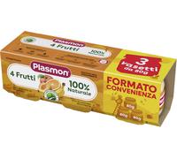 plasmon omogeneizzato 4 frutti 3 pezzi da 80 g