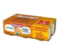 Plasmon omogeneizzato 4 frutti 6 vasetti da 104g