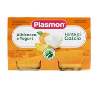 Plasmon Omogeneizzato Albicocca e Yogurt 2x120g (12 Confezioni)