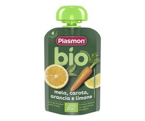 Plasmon omogeneizzato bio carota-arancia-limone 2×80 g