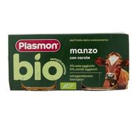 PLASMON BIO OMOGENEIZZATO MANZO CON CAROTE 2 PEZZI