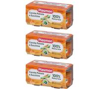 Plasmon® Omogeneizzato Carote, Patate e Zucchine 3x2x80 g Pappa