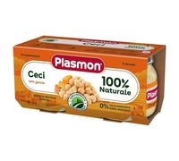 Plasmon Omogeneizzato Ceci Con Zucca 2 Vasetti Da 80 g Da 8 Mesi