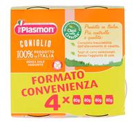 Plasmon Omogeneizzato Coniglio 4x80 g