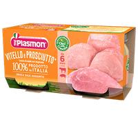 Plasmon Omogeneizzato Vitello Prosciutto Cotto 80 G X 2 Pezzi