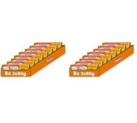 Plasmon Omogeneizzato Frutta 4 frutti 80g 24 Vasetti con Frutta selezionata, 100% naturale, con aggiunta di Vitamina C (Confezione da 2)