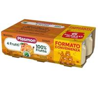 Plasmon Omogeneizzato Frutta - Frutta Mista, 80g x 6 - per Bambini