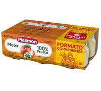 Plasmon Omogeneizzato Frutta - Mela, 80g x 6 - per Bambini