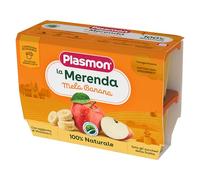 Plasmon Omogeneizzato La Frutta dei Bambini Mela e Banana - 24 Vaschette da 100gr