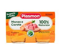 PLASMON OMOGENEIZZATI MANZO CAROTE 2 PEZZI DA 120 G