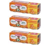 Plasmon Omogeneizzato Manzo E Cereale 3 Pezzi Da 80 G 3x3x80 g