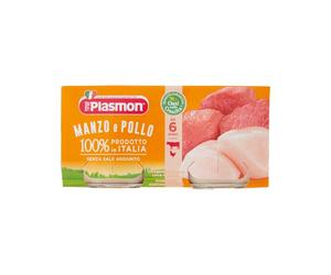 Plasmon Omogeneizzato Manzo E Pollo 2x80gr