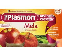 Plasmon - Omogeneizzato Mela - 12 confezioni da 2 pezzi da 104 g [24 pezzi, 2496 g]