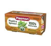 Plasmon Omogeneizzato Piselli e Spinaci 6M+ 2x80 g