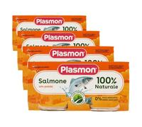Plasmon Omogeneizzato Salmone 2x80g (Confezione da 4)