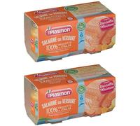 Plasmon® Omogeneizzato Salmone con Verdure 2x2x80 g Pappa