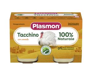 Plasmon Omogeneizzato Tacchino 2 Vasetti Da 120 G