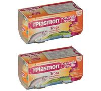 Plasmon® Omogeneizzato Trota con Verdure 2x2x80 g Pappa