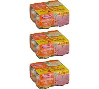 Plasmon Omogeneizzato Vitello e Prosciutto 4 x 80 g 3x4x80 g Pappa