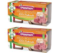 Plasmon Omogeneizzato Vitello Prosciutto Cotto 80 G X 2 Pezzi 2x2x80 g