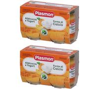 Plasmon Omogeneizzato Yogurt Albicocca 120 G X 2 Pezzi 2x240 g Pappa