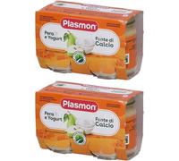 Plasmon Omogeneizzato Yogurt Pera 120 G X 2 Pezzi 2x2x120 g Pappa