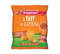 Plasmon Paff dei bambini Lenticchie e Patate dolci 6 confezioni da 15gr