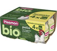 Plasmon PLASMON BIO OMOGENEIZZATO POLLO FAGIOLINI E ZUCCHINE 4 PEZZI DA 80 G