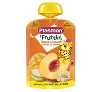 Plasmon PLASMON I FRUTTINI PESCA E MANGO CON MELA E BANANA 130 G