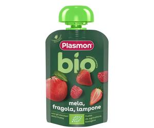 Plasmon PLASMON MELA FRAGOLA LAMPONE BIO POUCHES 100 G