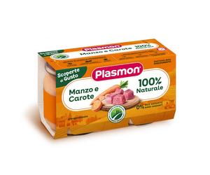 Plasmon PLASMON OMOGENEIZZATI MANZO CAROTE 2 PEZZI DA 120 G