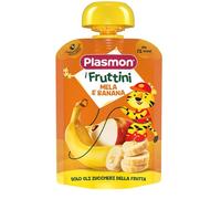 Plasmon Plasmon Omogeneizzato Pouch Mela e Banana, per bambini