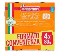 Plasmon PLASMON OMOGENEIZZATO TACCHINO 4 X 80 G CON GIFT