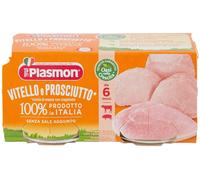 Plasmon Omogeneizzato Vitello Prosciutto Cotto 80 G X 2 Pezzi