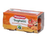 Plasmon Sughetto Pomodoro e Verdure 2 Vasetti Da 80 g Dal 10° Mese