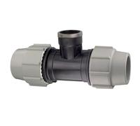 PLASSON RACCORDO A COMPRESSIONE TEE T 90° MANICOTTO 40 50 63