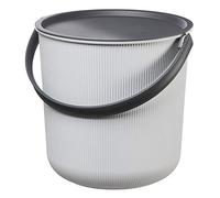 Plast Team Akita 59020600 - Secchiello riciclato, 53 litri, colore: Grigio/Nero