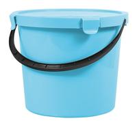 Plast Team Berry - Secchio con coperchio, 10 l, colore azzurro