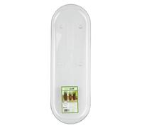 Plastec Ovale Plantpak piattino, Trasparente