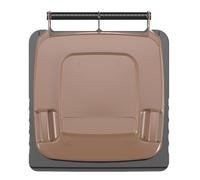 plasteo /SULO Coperchio per bidone della spazzatura CITYBAC CLASSIC, 120 l, marrone