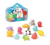 Plastic bath toys by Ludi from 10 months - set of 12 Watering toys Aquatic