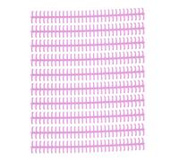 PLASTIC BINDING COMB DURABLE WEAR RESISTANT 10MM 30 HOLE CUTTABLE LOOSE LEAF BINDING SPINE FOR STUDENT OFFICE (Purple)
