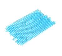 Plastic Binding Ring Spring Spiral Rings 20pcs Durable Reusable Loose Leaf Paper for A4 B5 A5 Documents White Black Blue Transparent 11mm 13mm 19mm (13 mm*30 fori, blu, 20 strisce)