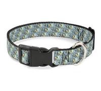 Plastic Clip Collar 100 Dollar Bill Series 2009 Repeat NARROW-Small 7-8.5"
