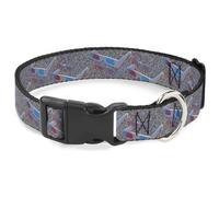 Plastic Clip Collar 3-D Glasses w/TV Noise Large 15-24"