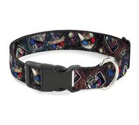 Plastic Clip Collar 3-D TV Cats in Space Small 9.5-13"