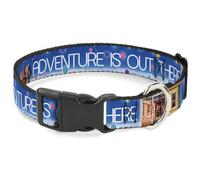 Plastic Clip Collar ADVENTURE IS OUT THERE/Carl on Porch/Flying House/Balloons B