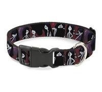 Plastic Clip Collar Adventure Time Marceline Poses Collage Reds Large 15-24"