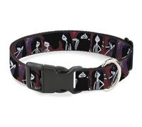 Plastic Clip Collar Adventure Time Marceline Poses Collage Reds WIDE-Small 13-17